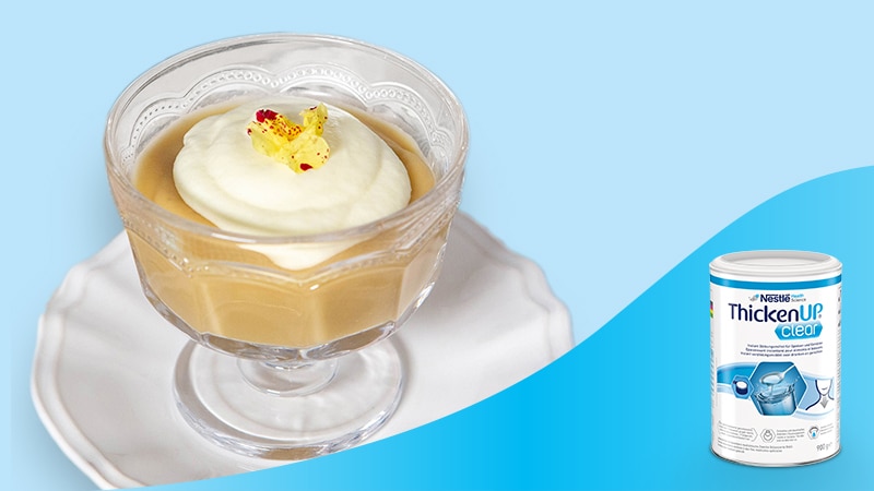 Pommes caramélisées avec crème