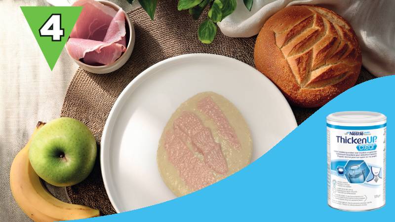 Garniture : crème lisse de jambon